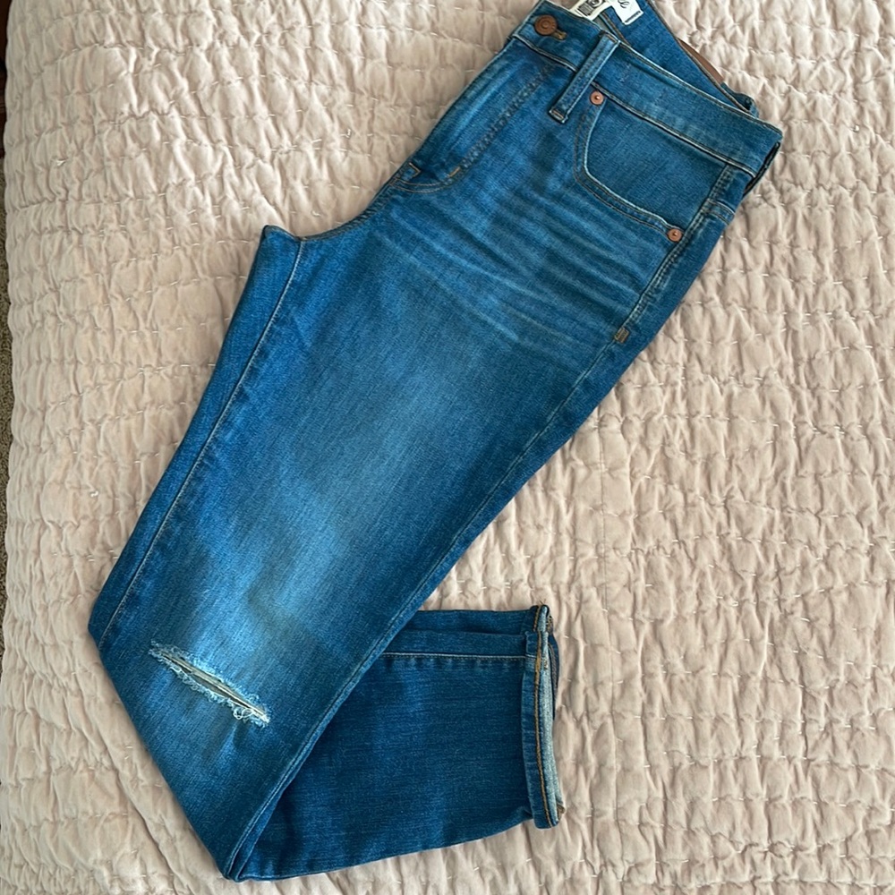 Madewell 9” High Rise Skinny Crop jeans